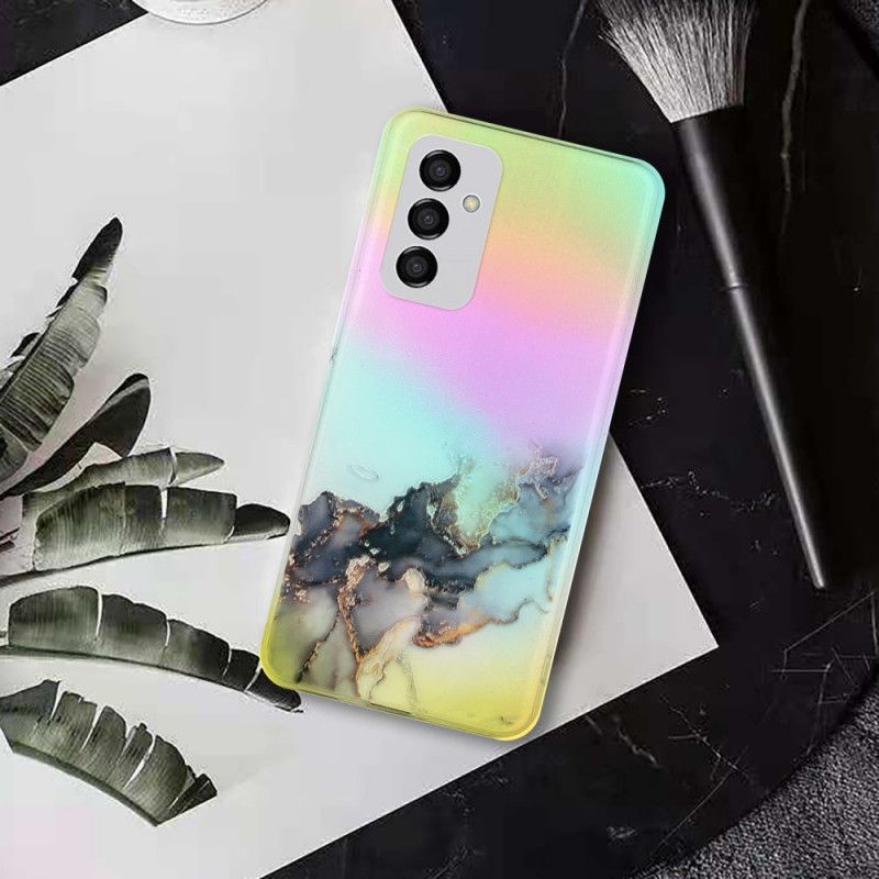 Deksel Til Samsung Galaxy M23 5G Lasereffektmarmor