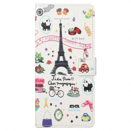 Folio Deksel Til Samsung Galaxy M23 5G Jeg Elsker Paris