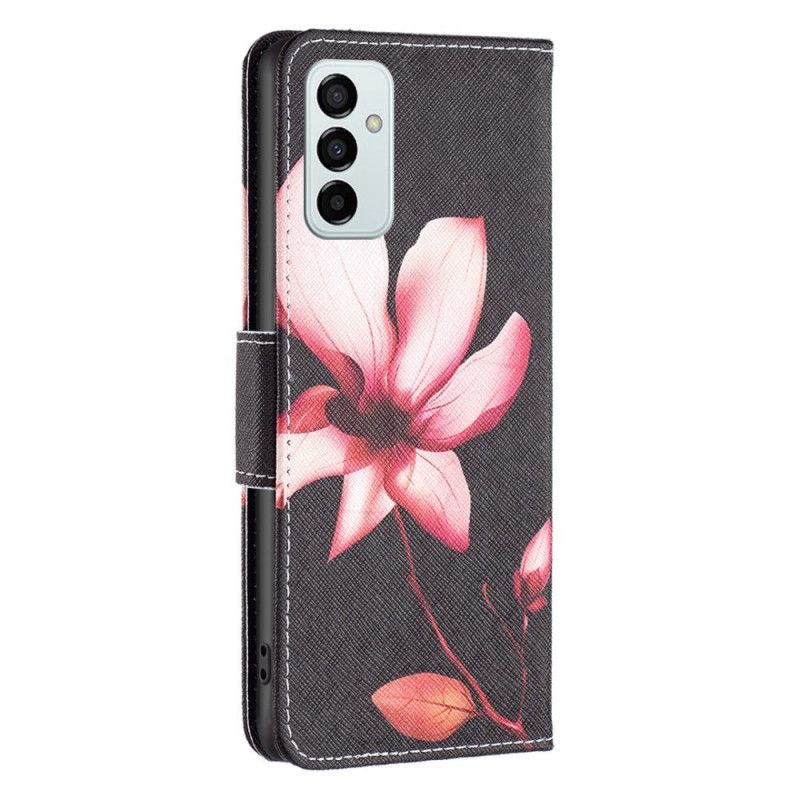 Folio Deksel Til Samsung Galaxy M23 5G Rosa Blomst