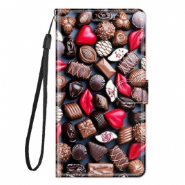 Folio Deksel Til Samsung Galaxy M23 5G Sjokolade