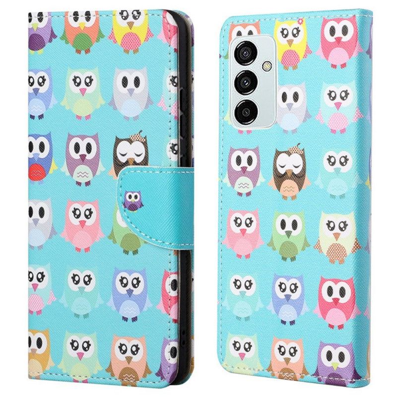 Folio Deksel Til Samsung Galaxy M23 5G Ugler