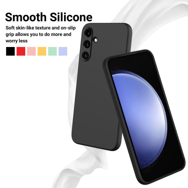 Deksel Samsung Galaxy A15 Mobildeksel Flytende Silikonstropp
