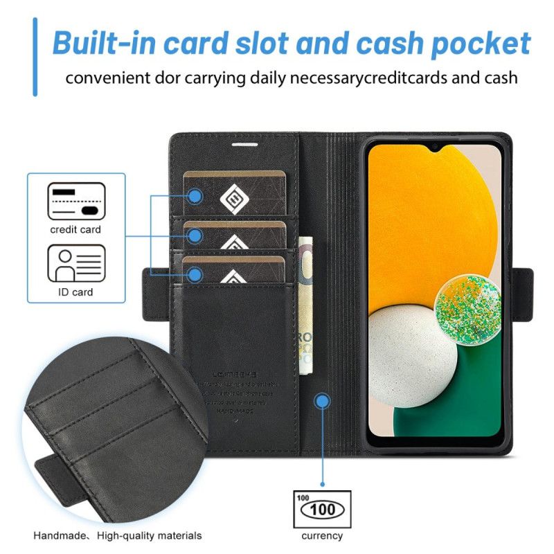 Folio Deksel Samsung Galaxy A15 Dobbeltlås Lc.imeeke