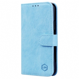 Lærdeksel Folio Deksel Samsung Galaxy A15 Mobildeksel Skinnstil