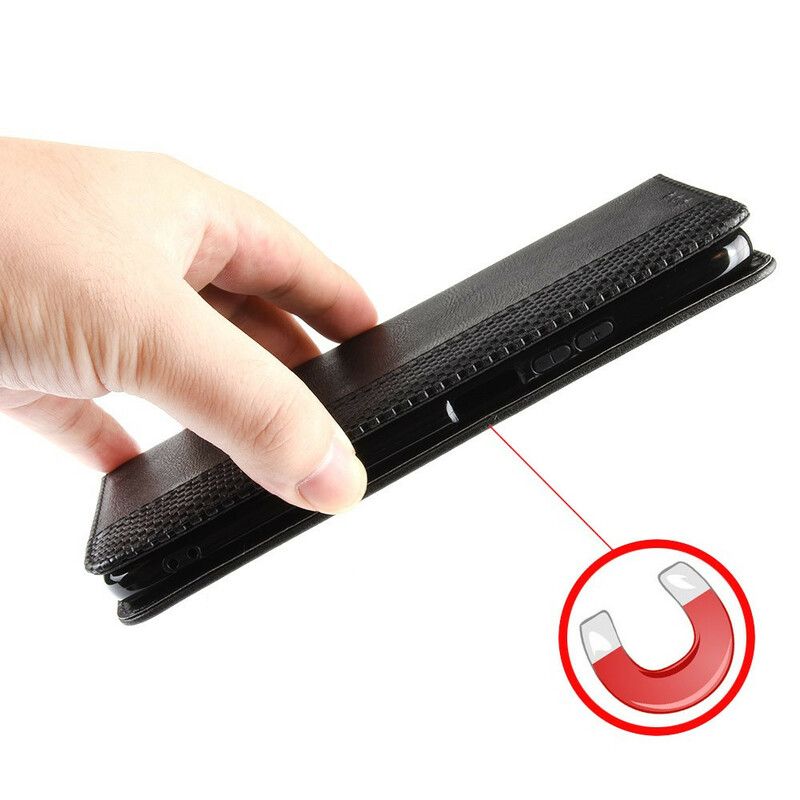 Beskyttelse Deksel Til Samsung Galaxy S10 Lite Folio Deksel Vintage Stilisert Skinneffekt