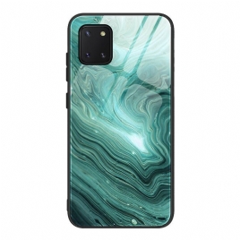 Deksel Til Samsung Galaxy S10 Lite Marmorfarger Herdet Glass