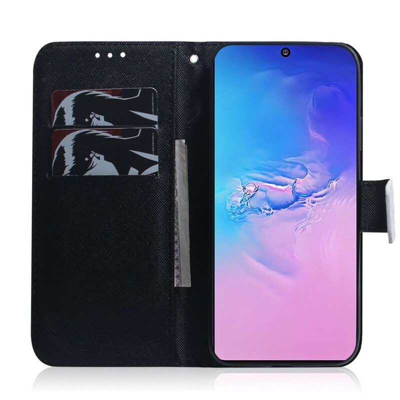 Folio Deksel Til Samsung Galaxy S10 Lite Emoji-telefon