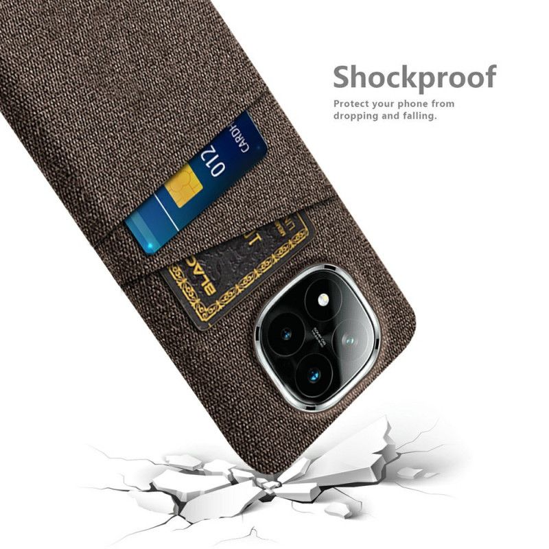 Deksel Xiaomi Redmi Note 14 Pro Plus 5g Kortholder I Stoff