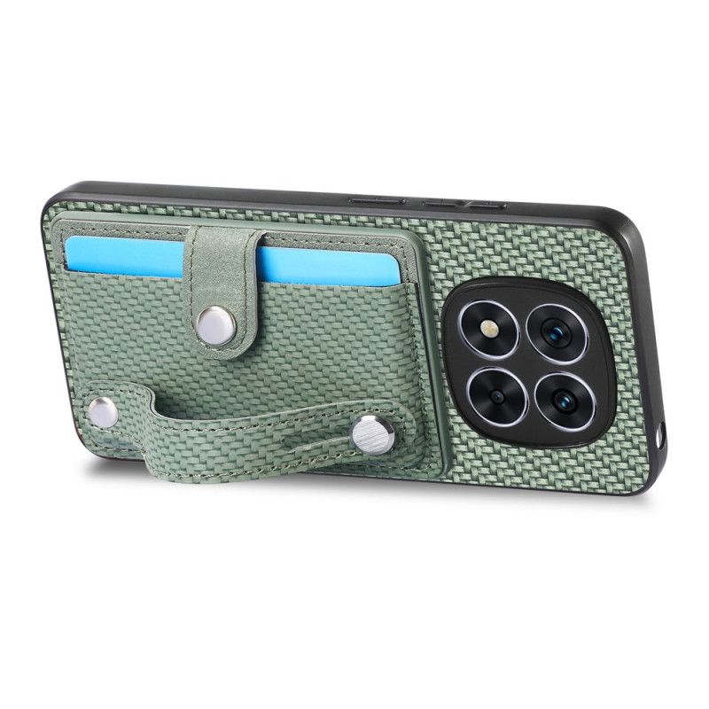 Deksel Xiaomi Redmi Note 14 Pro Plus 5g Med Kortholder Og Manuell Stropp Beskyttelse Deksel