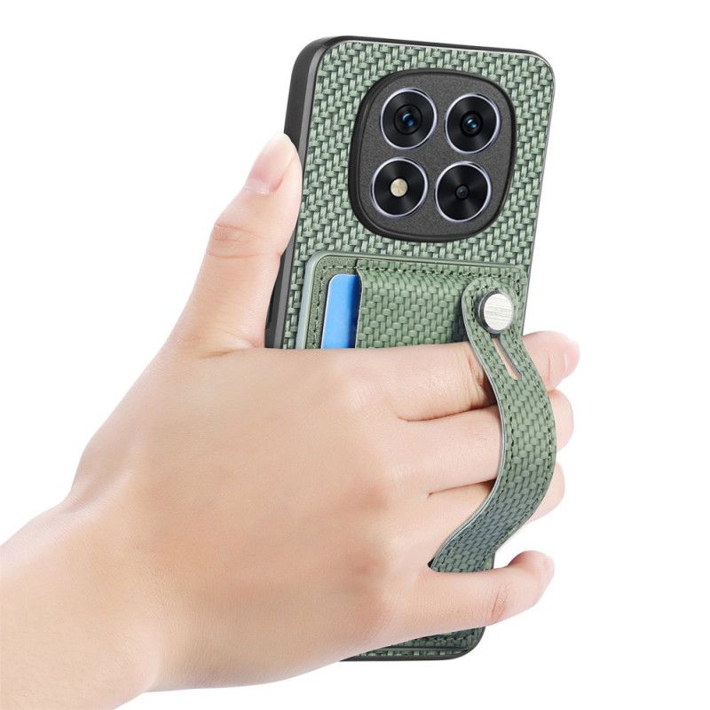 Deksel Xiaomi Redmi Note 14 Pro Plus 5g Med Kortholder Og Manuell Stropp Beskyttelse Deksel