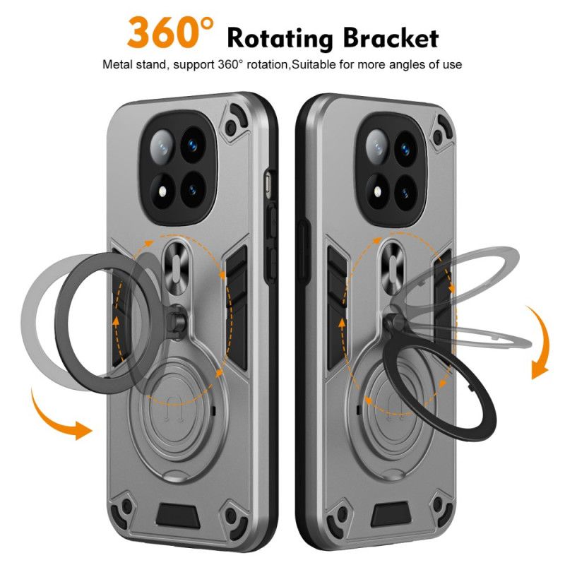 Deksel Xiaomi Redmi Note 14 Pro Plus 5g Mobildeksel Roterende Stativ