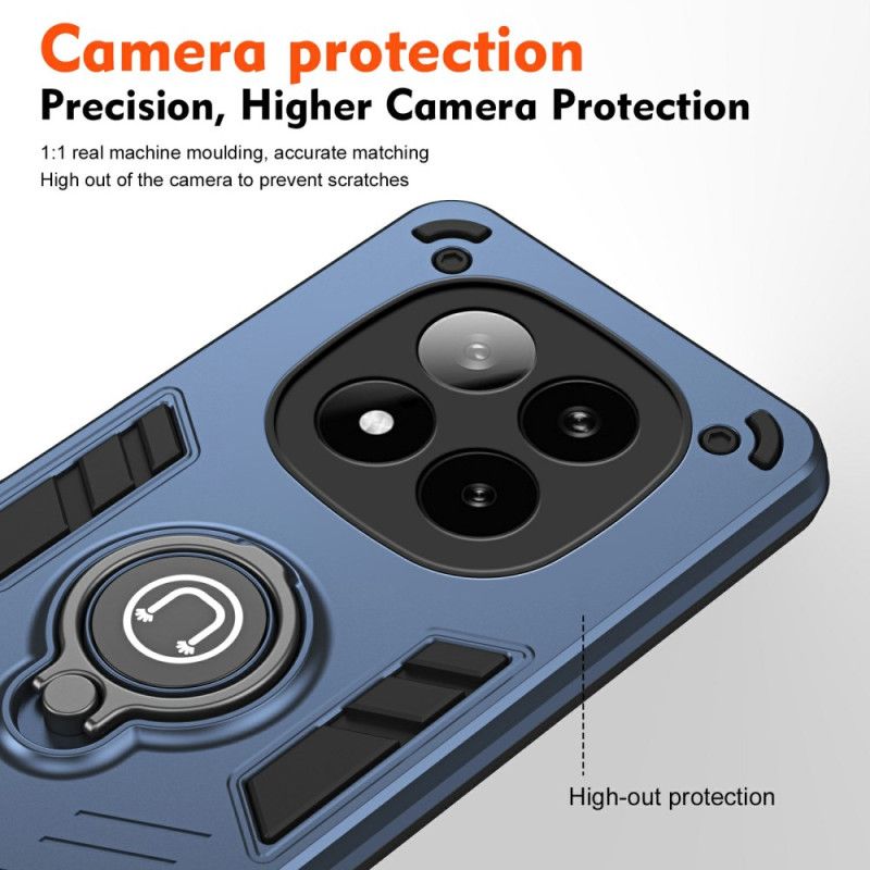 Deksel Xiaomi Redmi Note 14 Pro Plus 5g Skyvbart Kamskjerm Og Stativ Beskyttelse Deksel