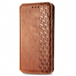 Folio Deksel Til Xiaomi Redmi Note 14 Pro Plus 5g Frise Med Semsket Skinn