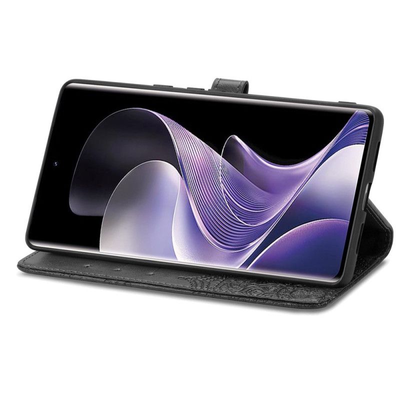 Folio Deksel Xiaomi Redmi Note 14 Pro Plus 5g Barokk Mandala Beskyttelse Deksel