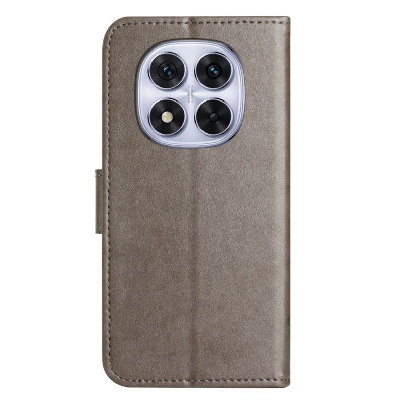 Folio Deksel Xiaomi Redmi Note 14 Pro Plus 5g Blomstermønster Beskyttelse Deksel