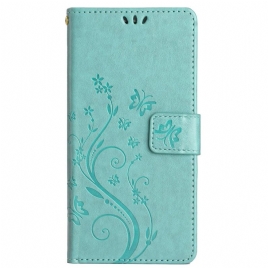 Folio Deksel Xiaomi Redmi Note 14 Pro Plus 5g Blomsterprint