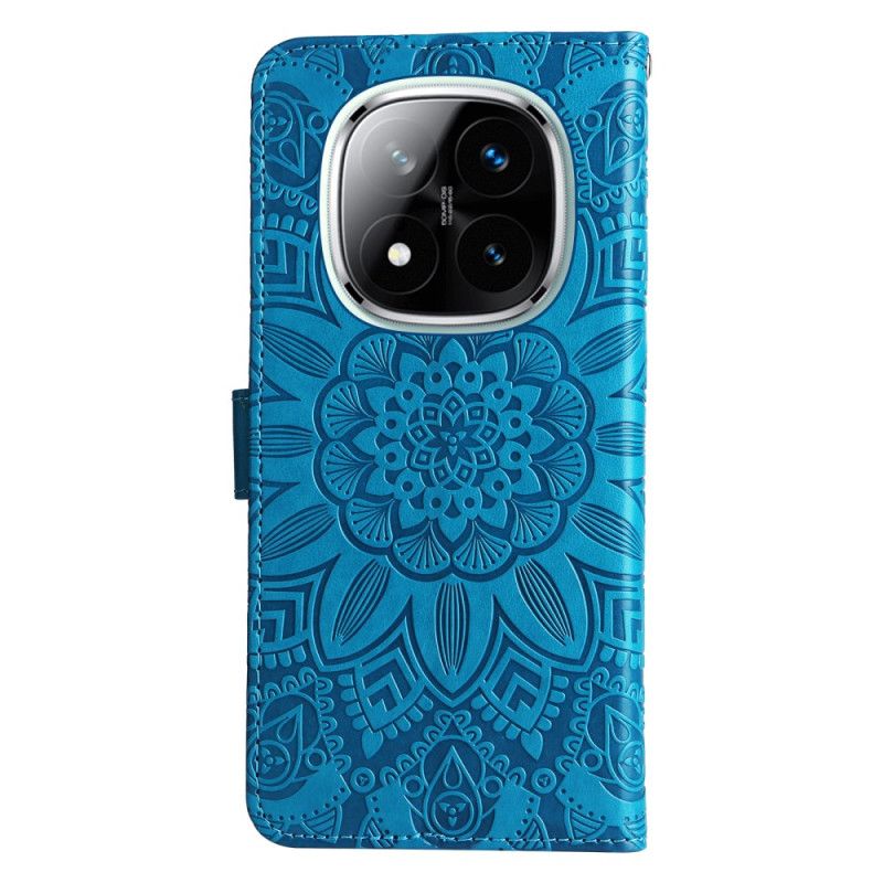 Folio Deksel Xiaomi Redmi Note 14 Pro Plus 5g Flamboyant Mandala Beskyttelse Deksel