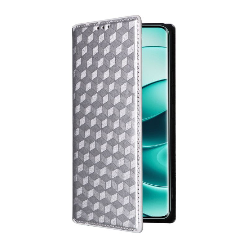 Folio Deksel Xiaomi Redmi Note 14 Pro Plus 5g Glanset 3d-mønster Beskyttelse Deksel