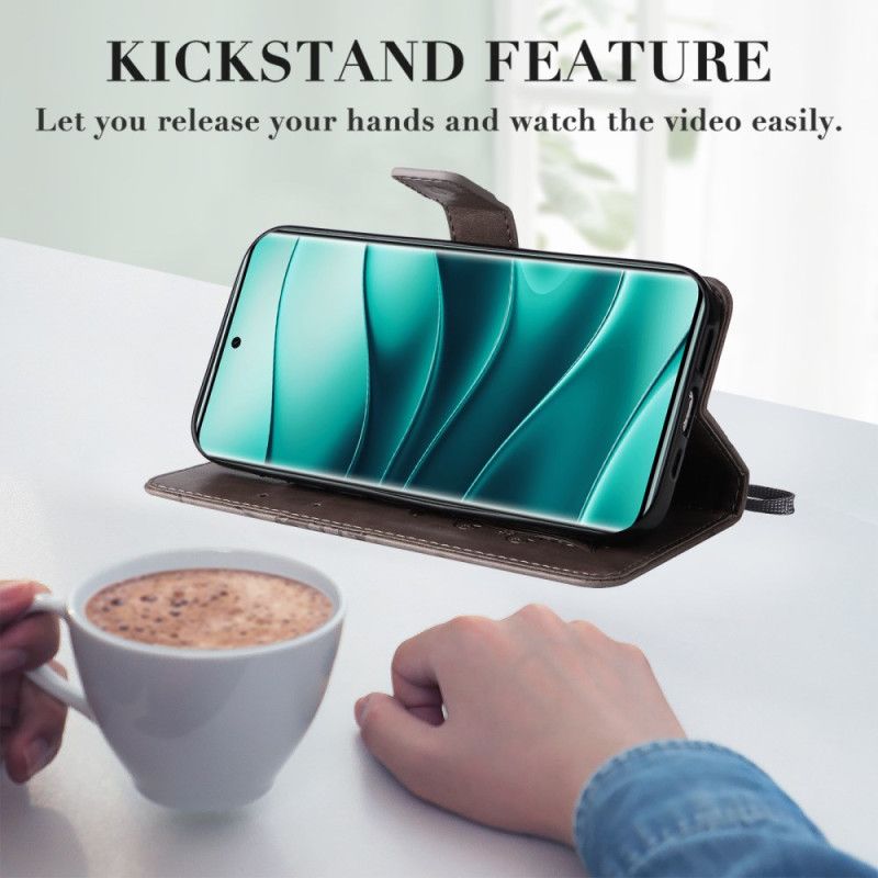 Folio Deksel Xiaomi Redmi Note 14 Pro Plus 5g Kjempestore Sommerfugler Beskyttelse Deksel