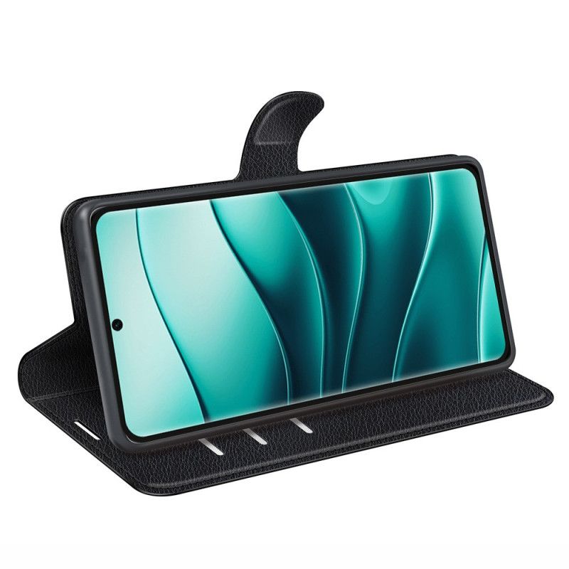 Folio Deksel Xiaomi Redmi Note 14 Pro Plus 5g Klassisk Litchi-imitasjonskinn Beskyttelse Deksel