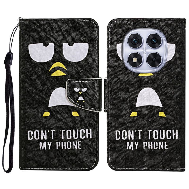 Folio Deksel Xiaomi Redmi Note 14 Pro Plus 5g Pingvinmønster Beskyttelse Deksel