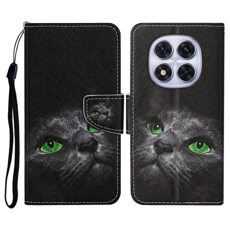 Folio Deksel Xiaomi Redmi Note 14 Pro Plus 5g Svart Katt