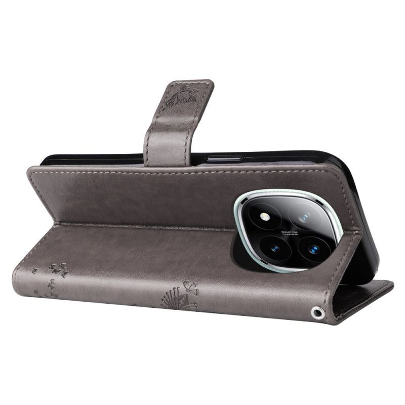 Folio Deksel Xiaomi Redmi Note 14 Pro Plus 5g Tre Og Katt Beskyttelse Deksel