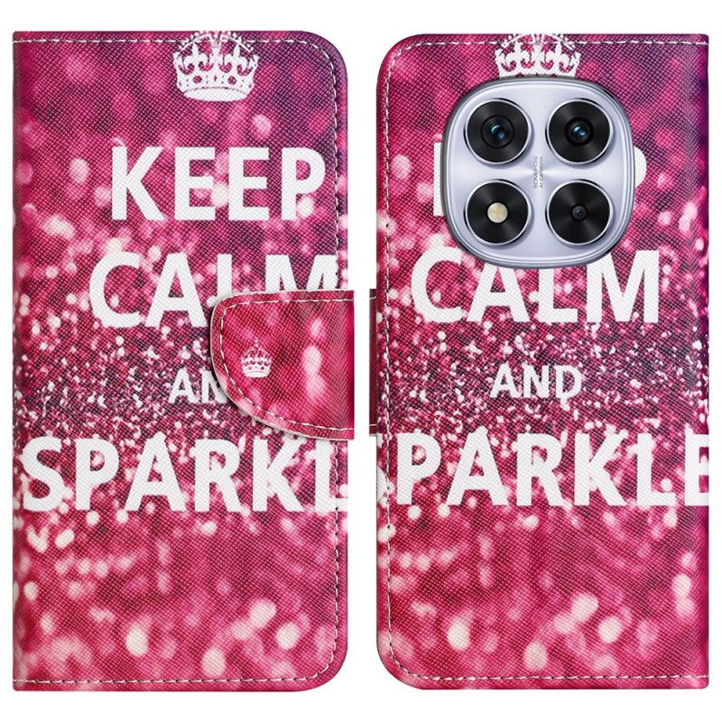 Lærdeksel Folio Deksel Xiaomi Redmi Note 14 Pro Plus 5g Behold Rolig