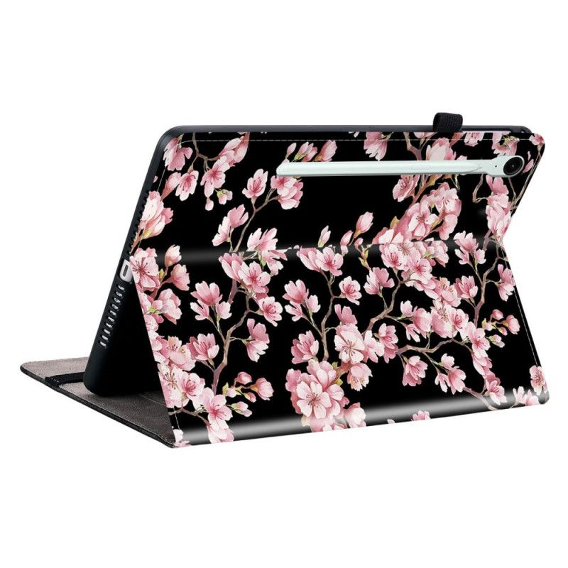 Etui Samsung Galaxy Tab S10 Fe Plus Plommeblomster Beskyttelse Deksel