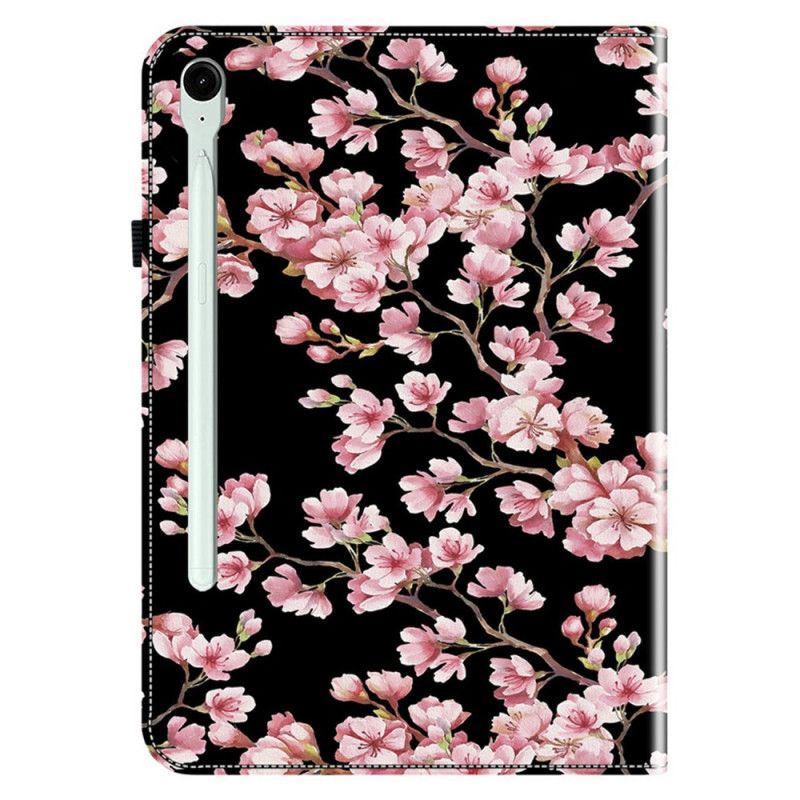 Etui Samsung Galaxy Tab S10 Fe Plus Plommeblomster Beskyttelse Deksel