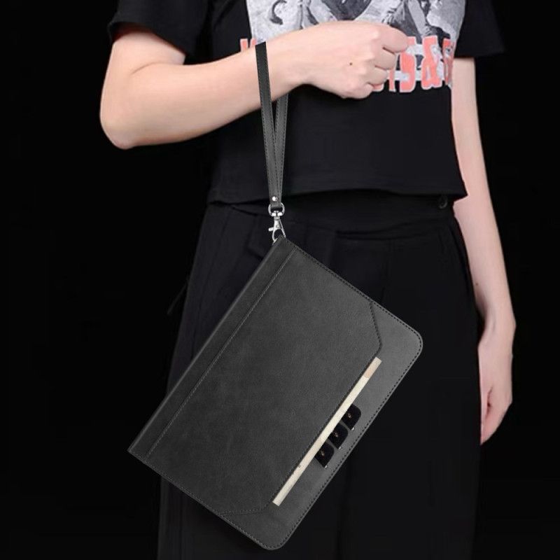 Etui Til Samsung Galaxy Tab S10 Fe Plus Stropp Og Snor