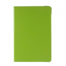 Folio Deksel Til Samsung Galaxy Tab S10 Fe Plus Roterende Litchi-imitasjonsskinn