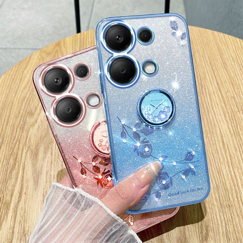 Deksel Poco X6 5g Glitter Og Rhinestone Ring-holder