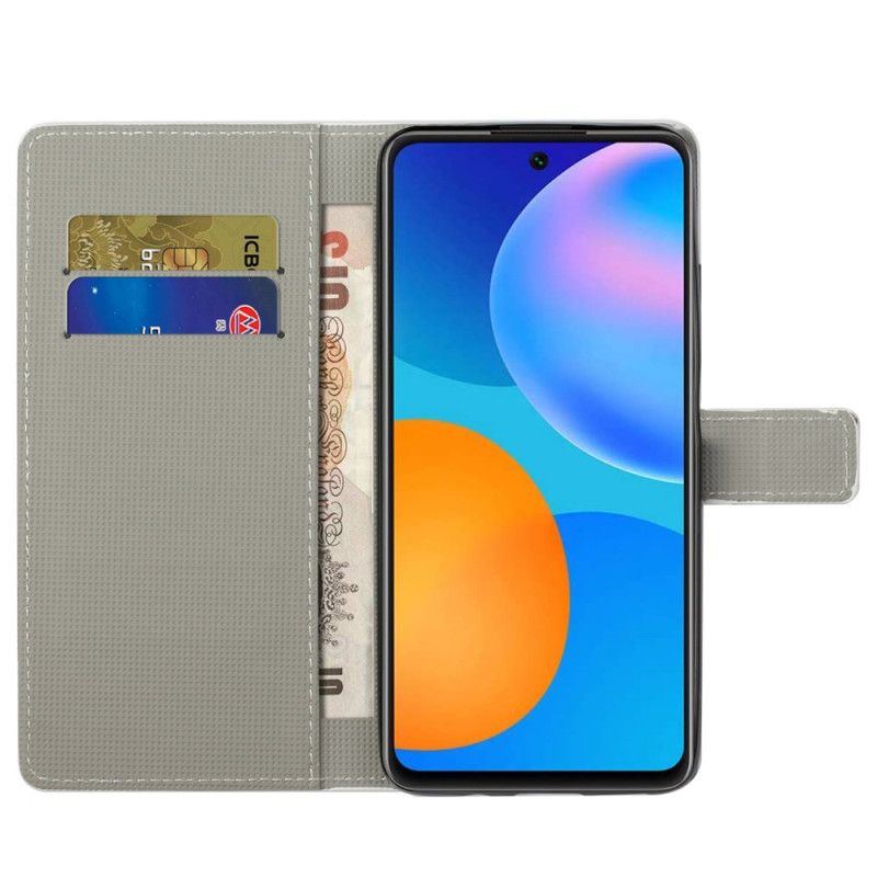Folio Deksel Poco X6 5g Glitrende Sommerfugler
