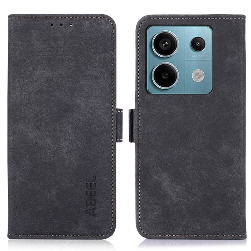 Folio Deksel Poco X6 5g Vintage Abeel Beskyttelse Deksel