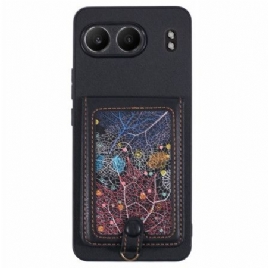 Deksel Oneplus Nord 4 Galaxy-kortholder Og Stativ Beskyttelse Deksel