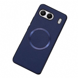 Deksel Oneplus Nord 4 Litchi-skinn Kompatibel Med Magsafe Beskyttelse Deksel