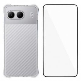 Deksel Oneplus Nord 4 Mobildeksel Forsterket Gjennomsiktig Skjermbeskytter I Herdet Glass