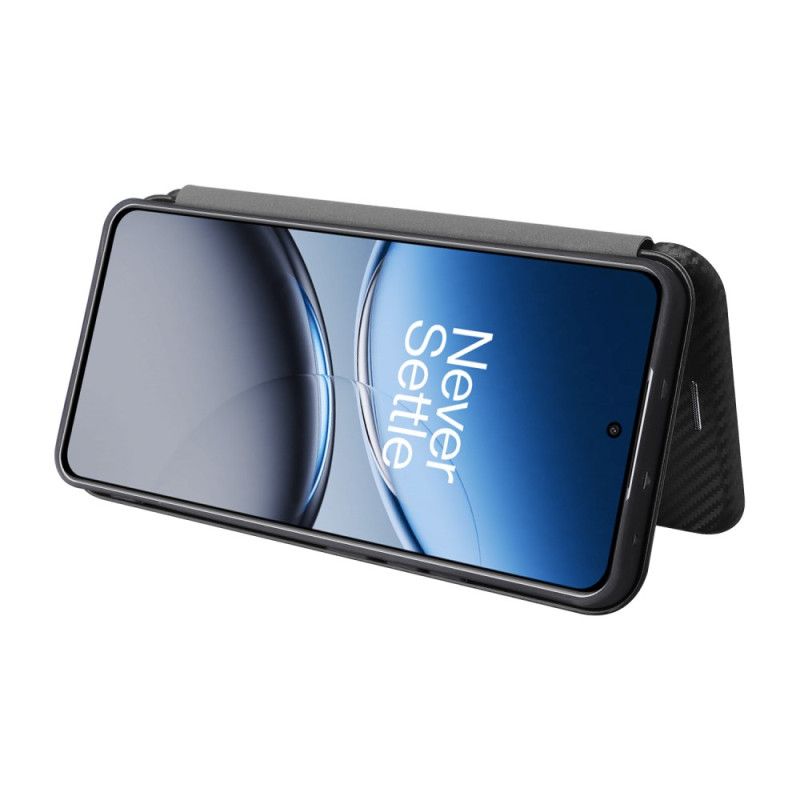 Folio Deksel Lær Oneplus Nord 4 Mobildeksel Karbonfiber Fiber