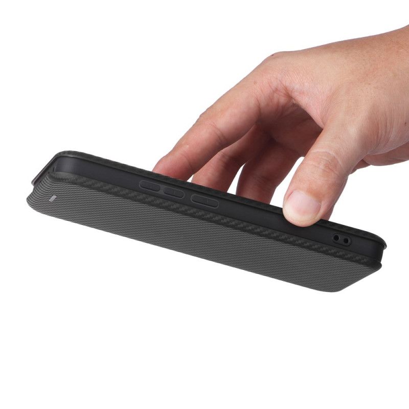 Folio Deksel Lær Oneplus Nord 4 Mobildeksel Karbonfiber Fiber