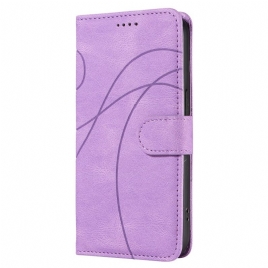 Folio Deksel Oneplus Nord 4 Bølget Linje