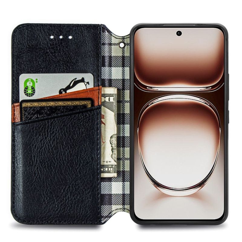 Folio Deksel Oneplus Nord 4 Kant Med Semsket Skinneffekt Beskyttelse Deksel