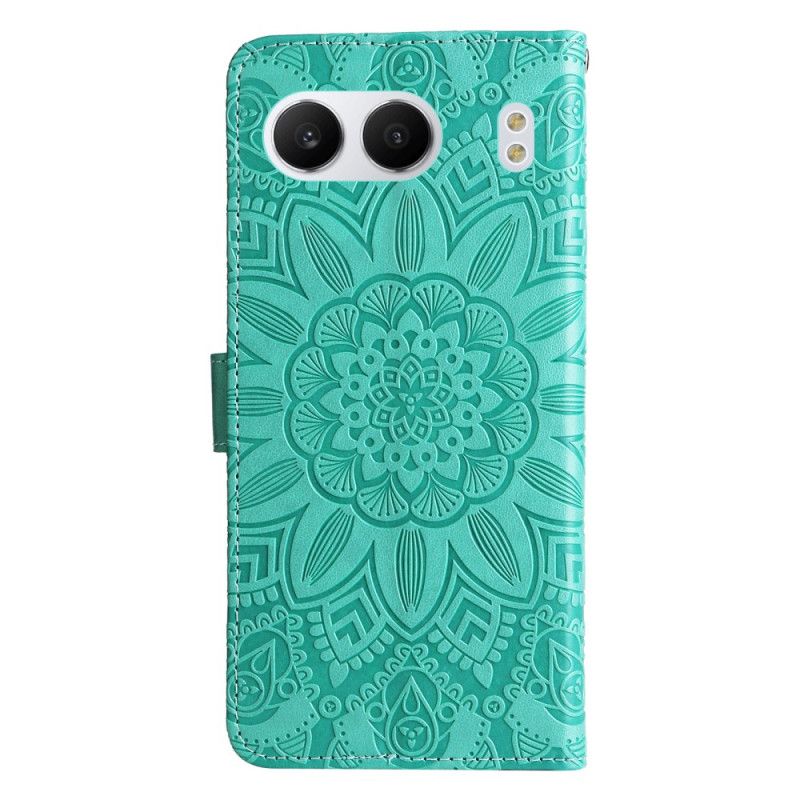 Folio Deksel Oneplus Nord 4 Solsikkemønsterrem