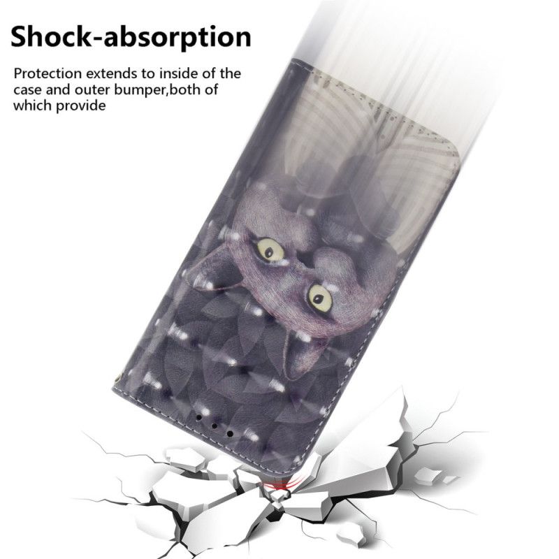 Folio Deksel Til Oneplus Nord 4 Snor For Grå Katt