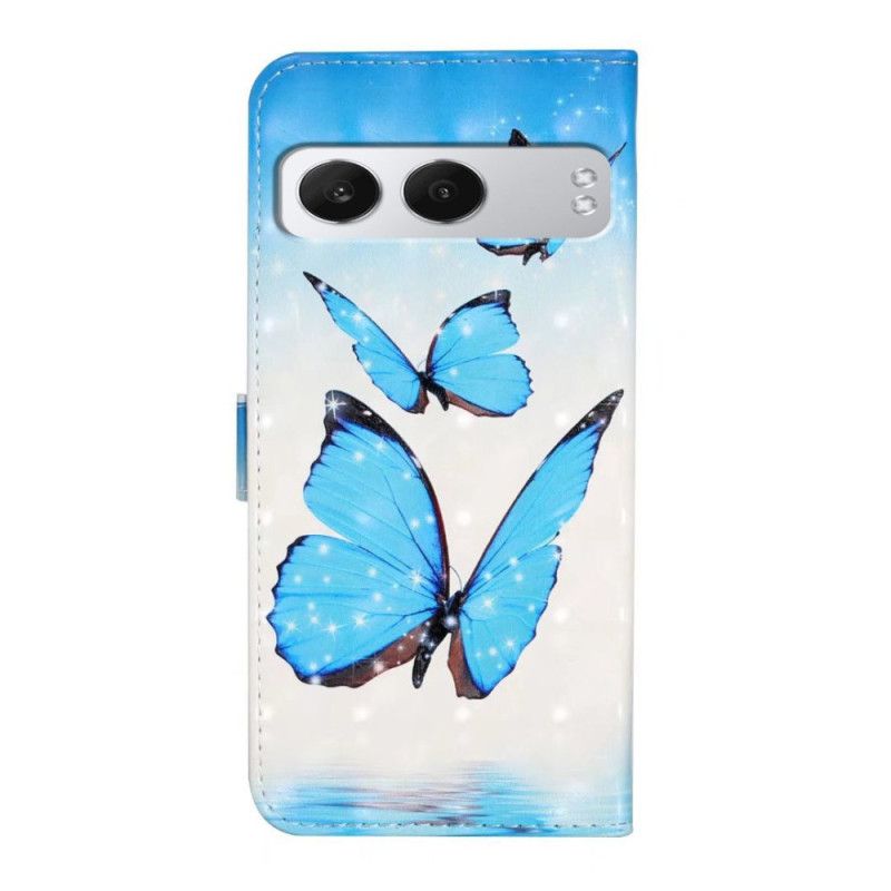 Folio Deksel Til Oneplus Nord 4 Tre Sommerfugler