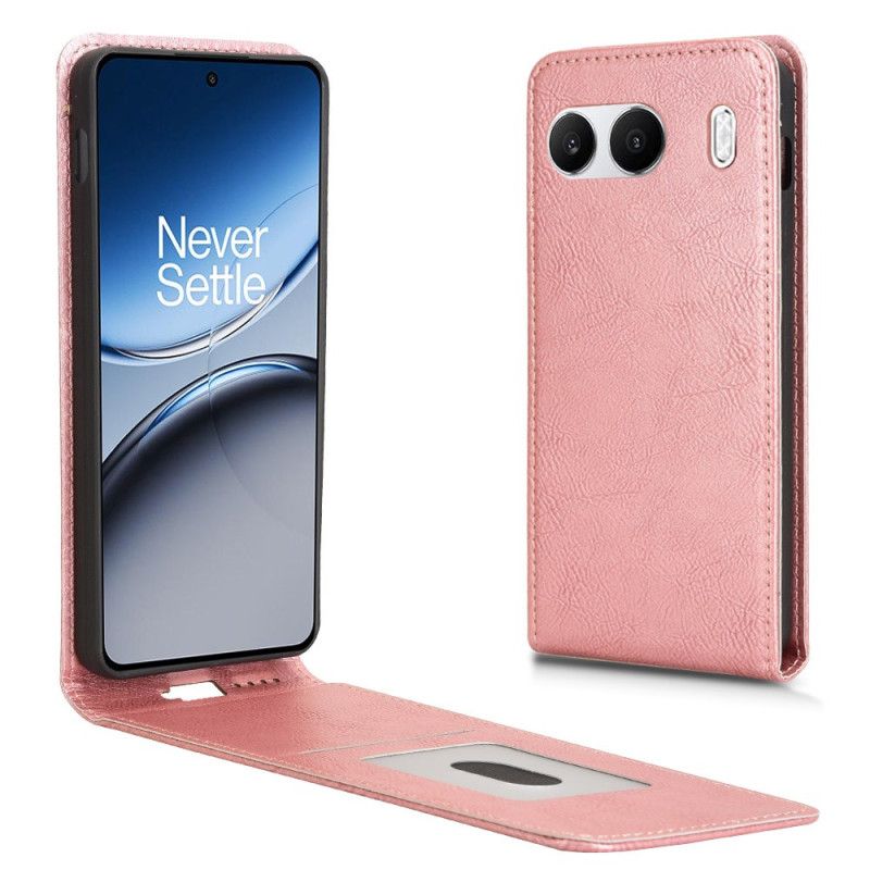 Lærdeksel Folio Deksel Oneplus Nord 4 Mobildeksel Vertikal Klaff I Kunstskinn