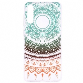 Mobildeksel Til Samsung Galaxy A70 Vintagefarget Mandala Sømløs
