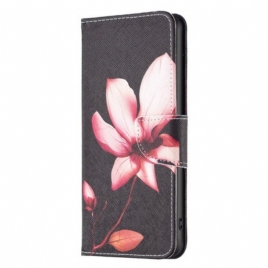 Folio Deksel Til Xiaomi 12T / 12T Pro Rosa Blomst