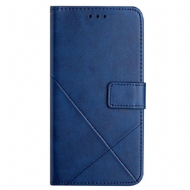 Lærdeksel Til Xiaomi 12T / 12T Pro X Design Geo Leather Style
