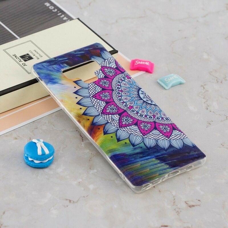 Deksel Til Samsung Galaxy Note 9 Fluorescerende Mandalaugle
